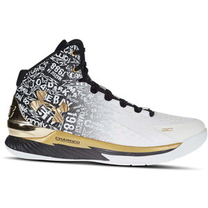 Under Armour A_[A[}[ Y Xj[J[ yUnder Armour Curry 1 Retro MVP (2021)z TCY US_8.5(26.5cm) Black/White/Metallic Gold