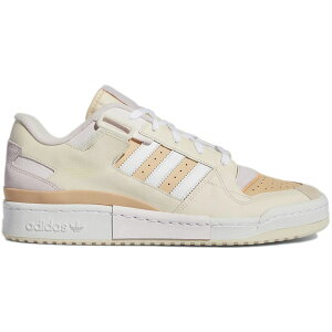 adidas �A�f�B�_�X �����Y �X�j�[�J�[ �yadidas Forum Exhibit Low Ecru Tint Halo Amber�z �T�C�Y US_9.5(27.5cm) Ecru Tint/Cloud White/Halo Amber