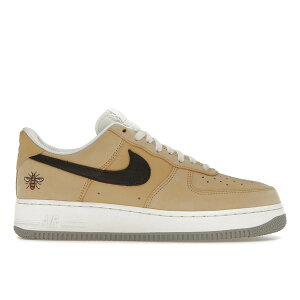 Nike �i�C�L �����Y �X�j�[�J�[ �yNike Air Force 1 Low Manchester Bee�z �T�C�Y US_10.5(28.5cm) Light British Tan/Brown-White-Grey