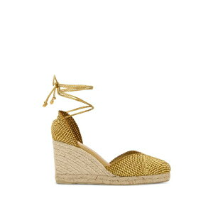 �J�X�^�j�G�[�� ���f�B�[�X �T���_�� �V���[�Y Tie woven espadrille Yellow