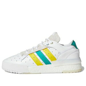 adidas �A�f�B�_�X ���f�B�[�X �X�j�[�J�[ White/Green �y(WMNS) adidas Rivalry Rm Low 'White Green' FV4181�z �T�C�Y US_9(26.0cm)