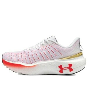 Under Armour A_[A[}[ fB[X Xj[J[ White/Red/Gold y(WMNS) Under Armour HOVR Infinite Elite Shoes 'White Metallic Gold' 3027199-101z TCY US_8(25.0cm)