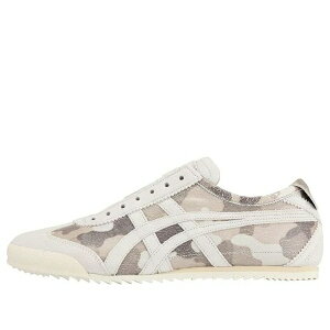 Onitsuka Tiger IjcJ^CK[ fB[X Xj[J[ White/Grey y(WMNS) Onitsuka Tiger Mexico Slip-On Deluxe 'White Grey Camouflage' 1182A133-100z TCY US_7(24.0cm)