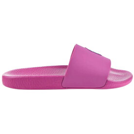 Polo Ralph Lauren ラルフローレン メンズ スニーカー 【Polo Ralph Lauren Signature Pony Slide】 サイズ US_11(29.0cm) Pink Navy