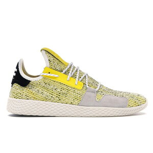 adidas �A�f�B�_�X �����Y �X�j�[�J�[ �yadidas Tennis Hu V2 Pharrell Solar Pack Yellow�z �T�C�Y US_7.5(25.5cm) Black/Cloud White/Core Black