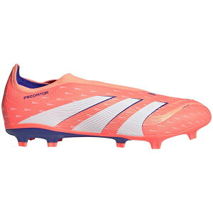 adidas �A�f�B�_�X �����Y �X�j�[�J�[ �yadidas Predator League Laceless FG/MG Coral Blaze Pack�z �T�C�Y US_9(27.0cm) Signal Coral/Cloud White/Beam Orange