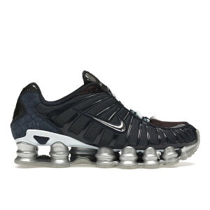 Nike �i�C�L �����Y �X�j�[�J�[ �yNike Shox TL Python Pony�z �T�C�Y US_10(28.0cm) Obsidian/Celestine Blue-Burgundy Ash-Metallic Silver