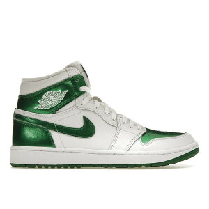 Jordan �W���[�_�� �����Y �X�j�[�J�[ �yJordan 1 Retro High Golf Metallic Green�z �T�C�Y US_8(26.0cm) White/Pine Green
