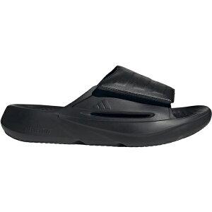 adidas �A�f�B�_�X �����Y �X�j�[�J�[ �yadidas Lightblaze Slides Core Black�z �T�C�Y US_8(26.0cm) Core Black/Core Black/Core Black