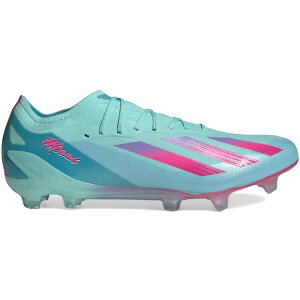 adidas �A�f�B�_�X �����Y �X�j�[�J�[ �yadidas X Crazyfast Messi.1 FG Bienvenido a Miami�z �T�C�Y US_7.5(25.5cm) Flash Aqua/Lucid Pink/Lucid Cyan