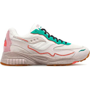 Saucony �T�b�J�j�[ �����Y �X�j�[�J�[ �ySaucony 3D Grid Hurricane Premium Sand Green�z �T�C�Y US_10.5(28.5cm) Sand/Green
