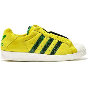 adidas �A�f�B�_�X �����Y �X�j�[�J�[ �yadidas Ultrastar 80s Run DMC�z �T�C�Y US_10(28.0cm) Yellow/Green/Core White