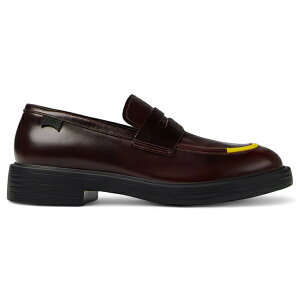 Camper �J���y�[�� �����Y �X�j�[�J�[ �yCamper Twins Formal Shoe Burgundy Yellow Off-White�z �T�C�Y EU_44(29.0cm) Wine