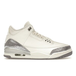 Jordan �W���[�_�� ���f�B�[�X �X�j�[�J�[ �yJordan 3 Retro Sail Cement Grey (Women's)�z �T�C�Y US_W_11.5 Sail/Cement Grey/Metallic Silver