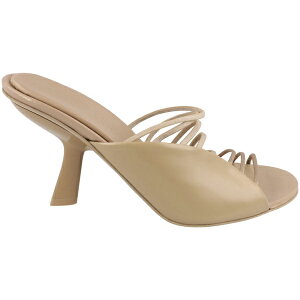 Ferragamo �t�F���K�� ���f�B�[�X �X�j�[�J�[ �yFerragamo Altaire Strappy Mules Beige (Women's)�z �T�C�Y US_6.5(23.5cm) Beige