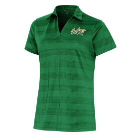 アンティグア レディース ポロシャツ トップス Greensboro Grasshoppers Antigua Women's Compass Polo Hunter Green