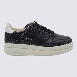 v~A[^ fB[X Xj[J[ V[Y Black Leather Micol Sneakers -