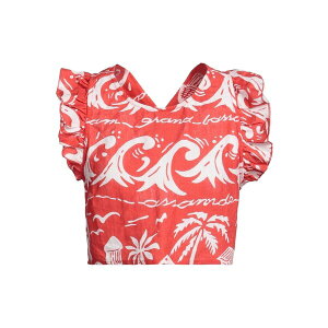 �y���������z �v���[�X�i�V���i�� ���f�B�[�X T�V���c �g�b�v�X Tops Red