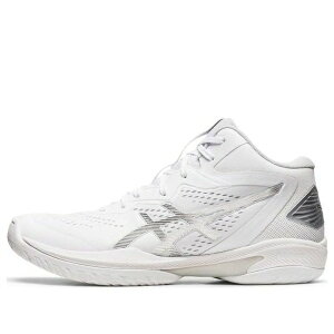 ASICS �A�V�b�N�X �����Y �X�j�[�J�[ �yASICS Gel-Hoop V15 Basketball Shoes 'White Pure Silver' 1063A062-100�z �T�C�Y US_5(23.0cm)