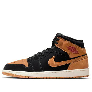 Jordan �W���[�_�� �����Y �X�j�[�J�[ �yAir Jordan 1 Mid 'Black Flax' HV4091-002�z �T�C�Y US_10(28.0cm)