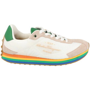 Ferragamo tFK fB[X Xj[J[ yFerragamo Iggy Mixed Media Sneakers Green (Women's)z TCY US_6(23.0cm) Green