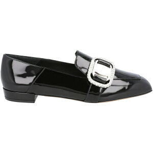 Ferragamo tFK fB[X Xj[J[ yFerragamo Wang 10 Patent Leather Loafers Black (Women's) Widez TCY US_5(22.0cm) Black