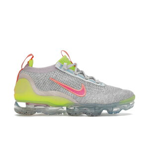 Nike iCL fB[X Xj[J[ yNike Air VaporMax 2021 FK Grey Volt (Women's)z TCY US_8.5(25.5cm) Grey/Volt-Crimson