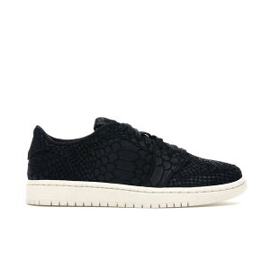 Jordan �W���[�_�� ���f�B�[�X �X�j�[�J�[ �yJordan 1 Retro Low NS Black Python (Women's)�z �T�C�Y US_8(25.0cm) Black/Black-Sail