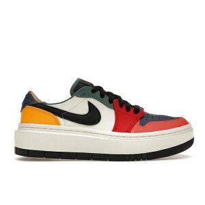 Jordan �W���[�_�� ���f�B�[�X �X�j�[�J�[ �yJordan 1 Elevate Low SE Multi-Color (Women's)�z �T�C�Y US_5(22.0cm) Sail/Black/Fire Red/Taxi/French Blue/Magic Ember
