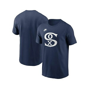 �i�C�L �����Y �V���c �g�b�v�X Men's Navy Chicago White Sox Cooperstown Collection Team Logo T-Shirt Navy