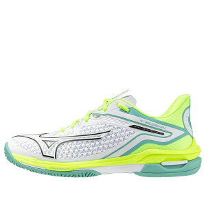 Mizuno �~�Y�m ���f�B�[�X �X�j�[�J�[ �y(WMNS) Mizuno Wave Exceed Tour 6 'White Neon Green' 61GA247145�z �T�C�Y US_5.5(22.5cm)