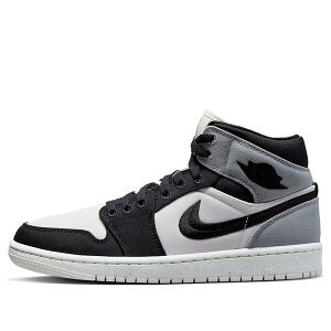 Jordan �W���[�_�� ���f�B�[�X �X�j�[�J�[ �y(WMNS) Air Jordan 1 Mid SE 'Canvas Steel Grey' DV0427-100�z �T�C�Y US_8(25.0cm)