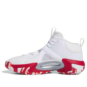 adidas �A�f�B�_�X ���f�B�[�X �X�j�[�J�[ �y(WMNS) adidas Exhibit Select Mid 'White Team Power Red' IE9327�z �T�C�Y US_9.5(26.5cm)