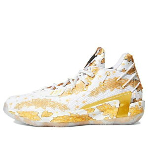 adidas �A�f�B�_�X �����Y �X�j�[�J�[ �yadidas Ric Flair x Dame 7 GCA 'White Gold Metallic' FY2802�z �T�C�Y US_7(25.0cm)