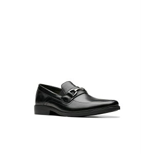 N[NX Y Xb|E[t@[ V[Y Men's Collection Clarkslite Bit Slip On Loafers Black Leather