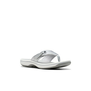 N[NX fB[X T_ V[Y Cloudsteppers Women's Breeze Reyna H Slip-On Sandals Silver