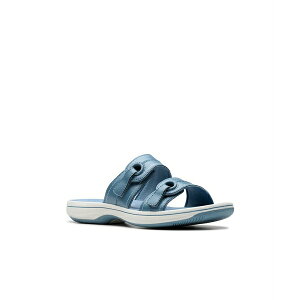 N[NX fB[X T_ V[Y Cloudsteppers Women's Breeze Maye Slip-On Sandals Denim