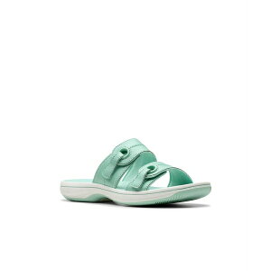 N[NX fB[X T_ V[Y Cloudsteppers Women's Breeze Maye Slip-On Sandals Turquoise