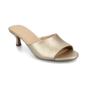 W[j[RNV fB[X T_ V[Y Women's Jeylah Slip On Single Band Kitten Heel Dress Sandals Champagne