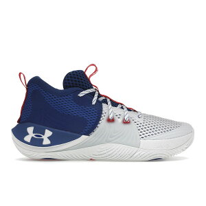 Under Armour A_[A[}[ Y Xj[J[ yUnder Armour Embiid One Brotherly Lovez TCY US_8.5(26.5cm) White/Blue/Red