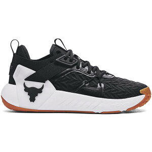 Under Armour A_[A[}[ Y Xj[J[ yUnder Armour Project Rock 6 Black Gumz TCY US_9.5(27.5cm) Black/White