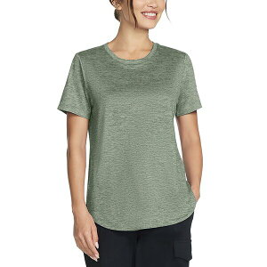 �X�P�b�`���[�Y ���f�B�[�X T�V���c �g�b�v�X Women's Active GO WALK Wear�� GO DRI SWIFT Tunic T-Shirt Olive