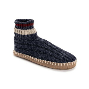 NNX Y Xb|E[t@[ V[Y Men's Cuff Bootie Slipper Navy marl