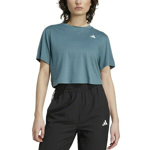�A�f�B�_�X ���f�B�[�X T�V���c �g�b�v�X Women's Train Essentials Boxy Workout T-Shirt Preloved Teal