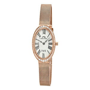 |Tu[ fB[X rv ANZT[ Women's Eloise Watch with Topaz Gemstone and Mesh Stainless Steel Bracelet 1352CELS Rose tone