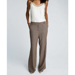 �P�l�X�R�[�� ���f�B�[�X �J�W���A���p���c �{�g���X Women's Melange Fly Front Mid Rise Flare Pants Mink Taupe Melange