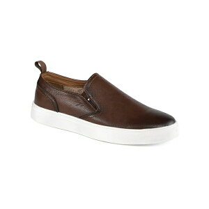 g~[ qtBK[ Y Xj[J[ V[Y Men's Kozal Casual Slip On Sneakers Brown Light Tumble