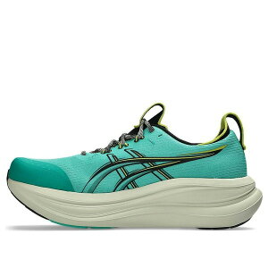 ASICS �A�V�b�N�X �����Y �X�j�[�J�[ �yASICS Nimbus 28 TR 'Aurora Green Black' 1011C216-300�z �T�C�Y US_M_14