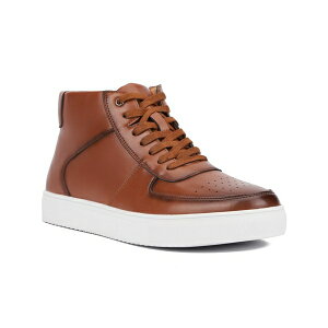 GbNXC Y Xj[J[ V[Y Footwear Men's Byron High Top Sneakers Cognac