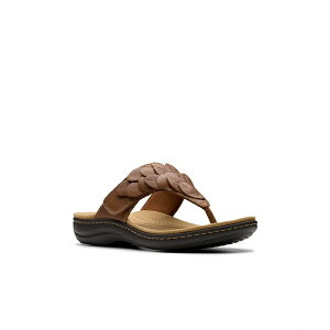 N[NX fB[X T_ V[Y Collection Women's Laurieann Palm Flip-Flop Sandals Tan Leather
